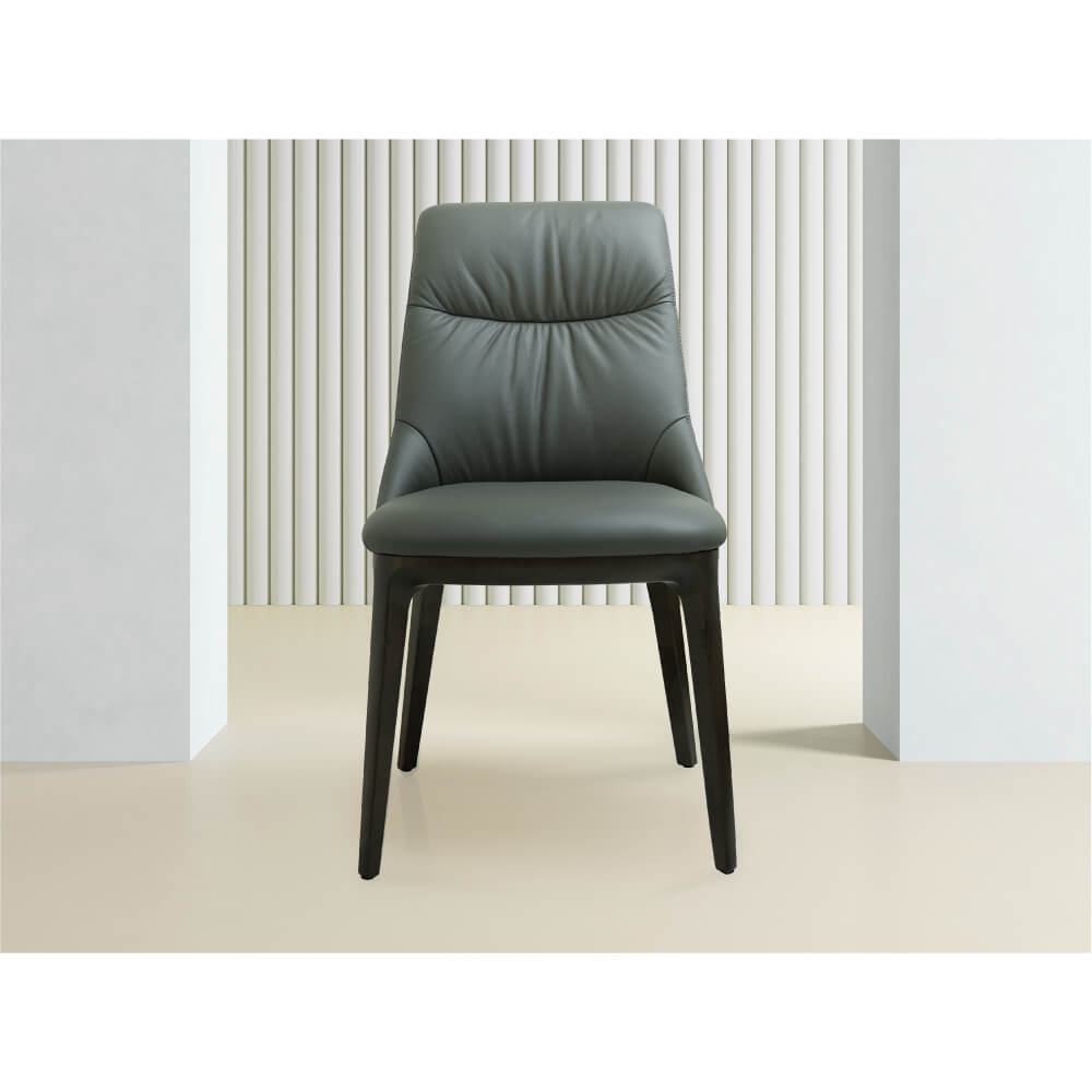 沃荷高CP值家具｜1909M全牛皮餐椅