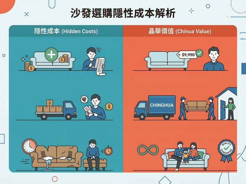 沙發選購隱性成本解析