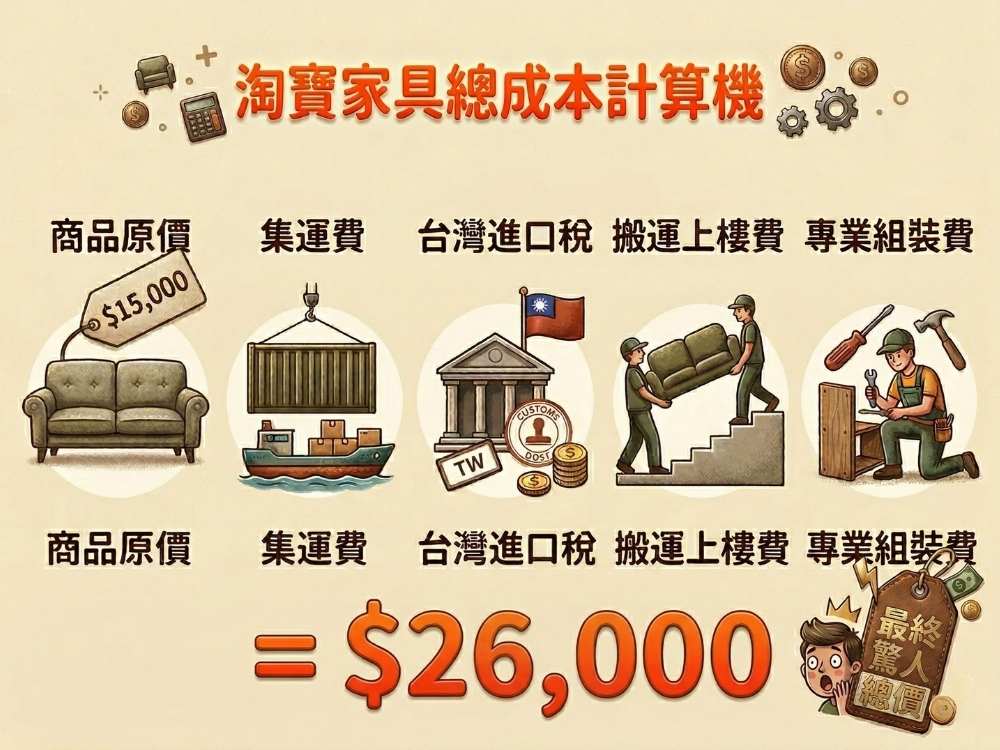 淘寶買家具隱形成本高,需要多加考量