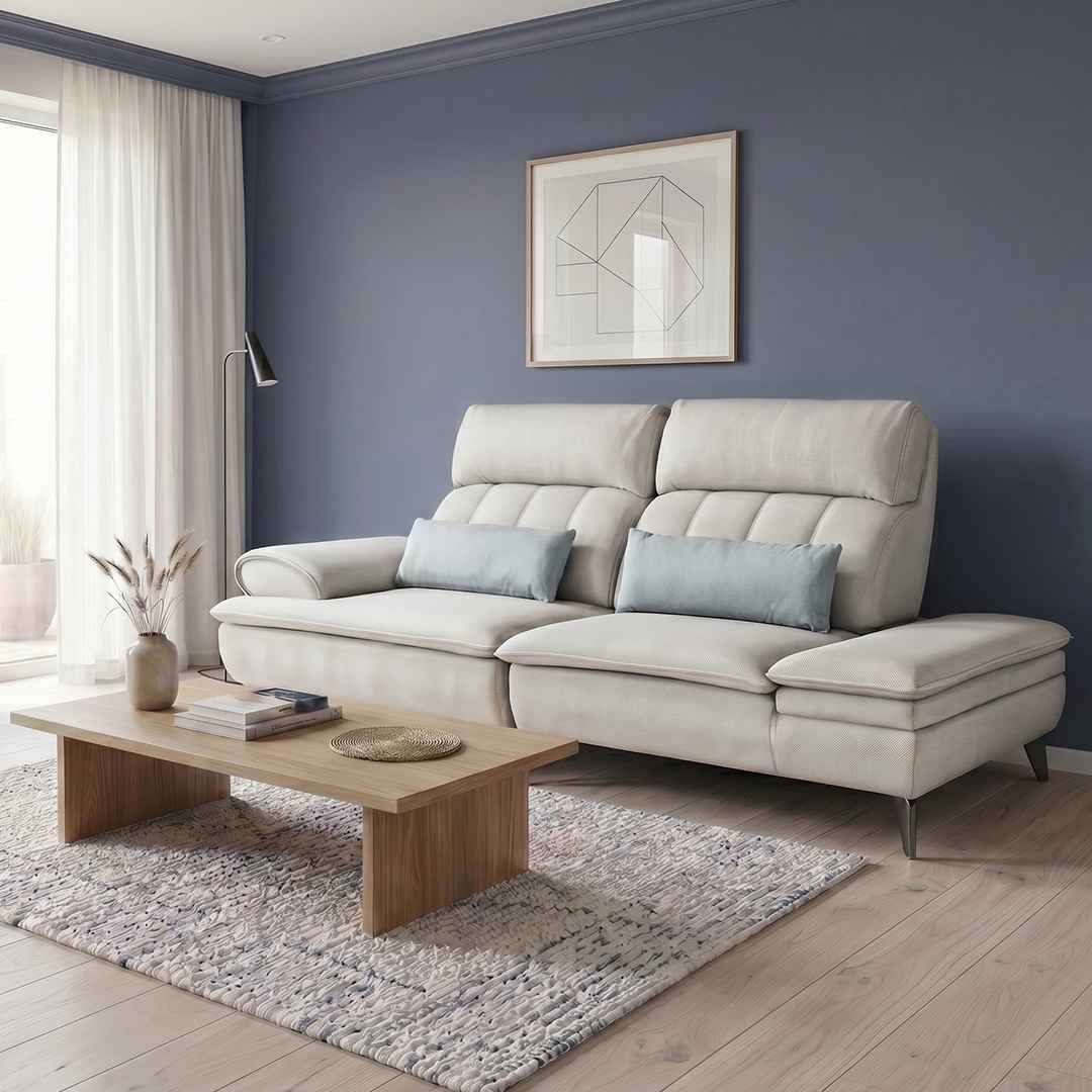 O’IN 北歐風家具｜R38 一字型貓抓布功能沙發